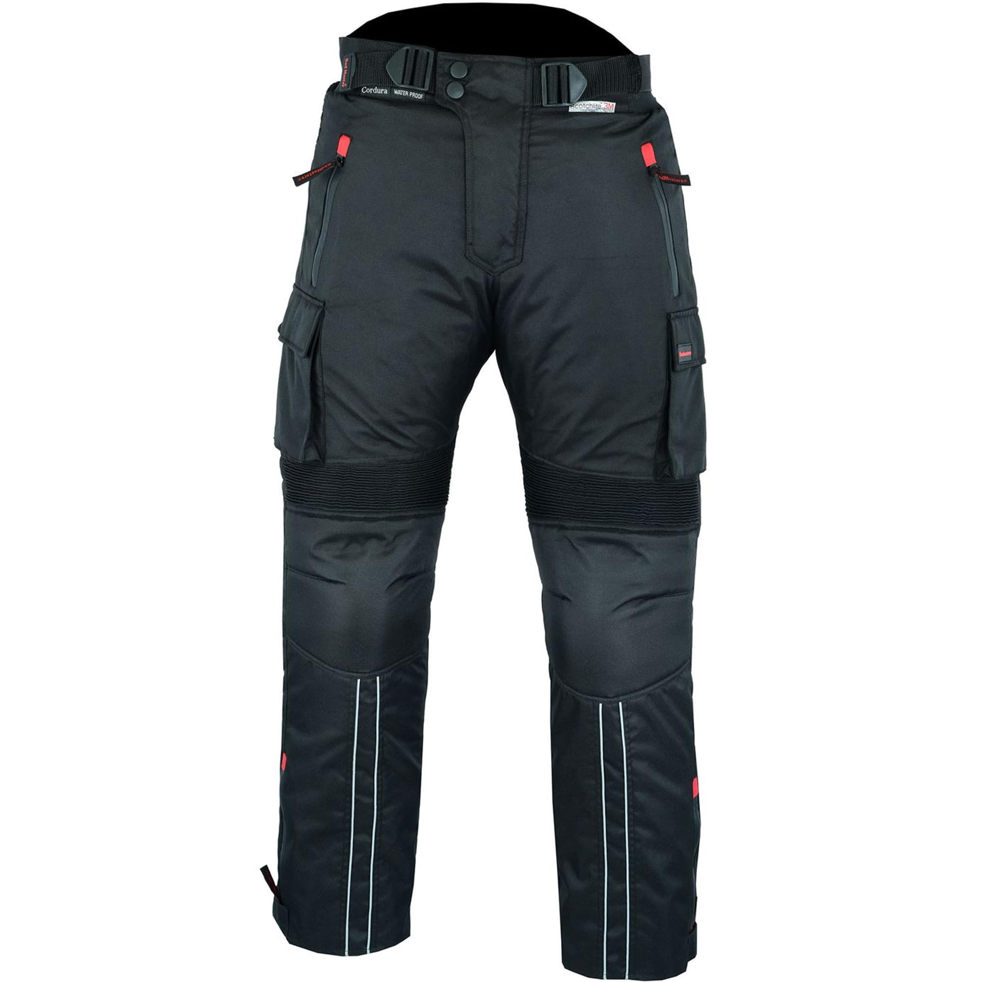BULLDT 2-teiler Motorradkombi Herren sommer mit abnehmbar CE-Protektoren & Thermofutter - leicht Jacke ATV Quad Scooter mit Tech-Mesh-Netz 360° Sicherheit-Reflektoren & Zipper-Taschen