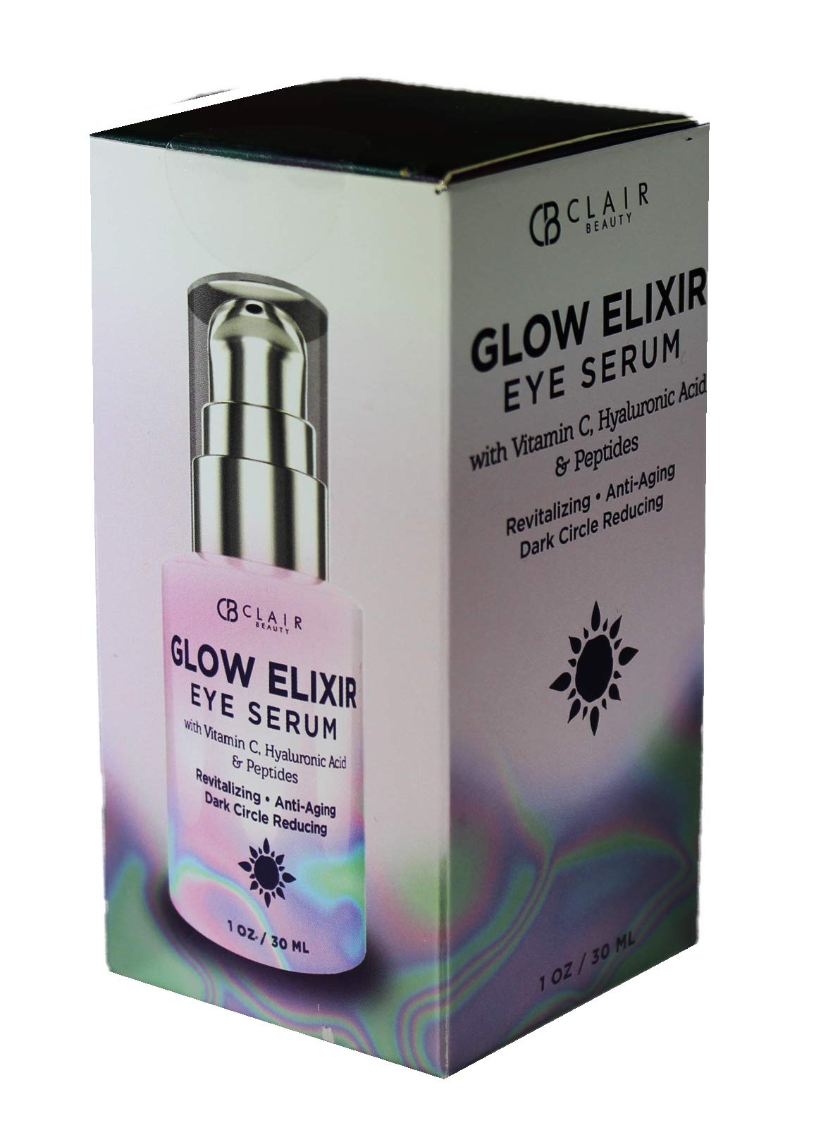 Vitamin C & Hyaluronic Acid Under Eye Serum - Dermatologist Tested, Reduces Eye Bags, Puffiness, Dark Circles & Wrinkles, Clean Beauty, Cruelty-Free Korean Skin Care - All Skin Types