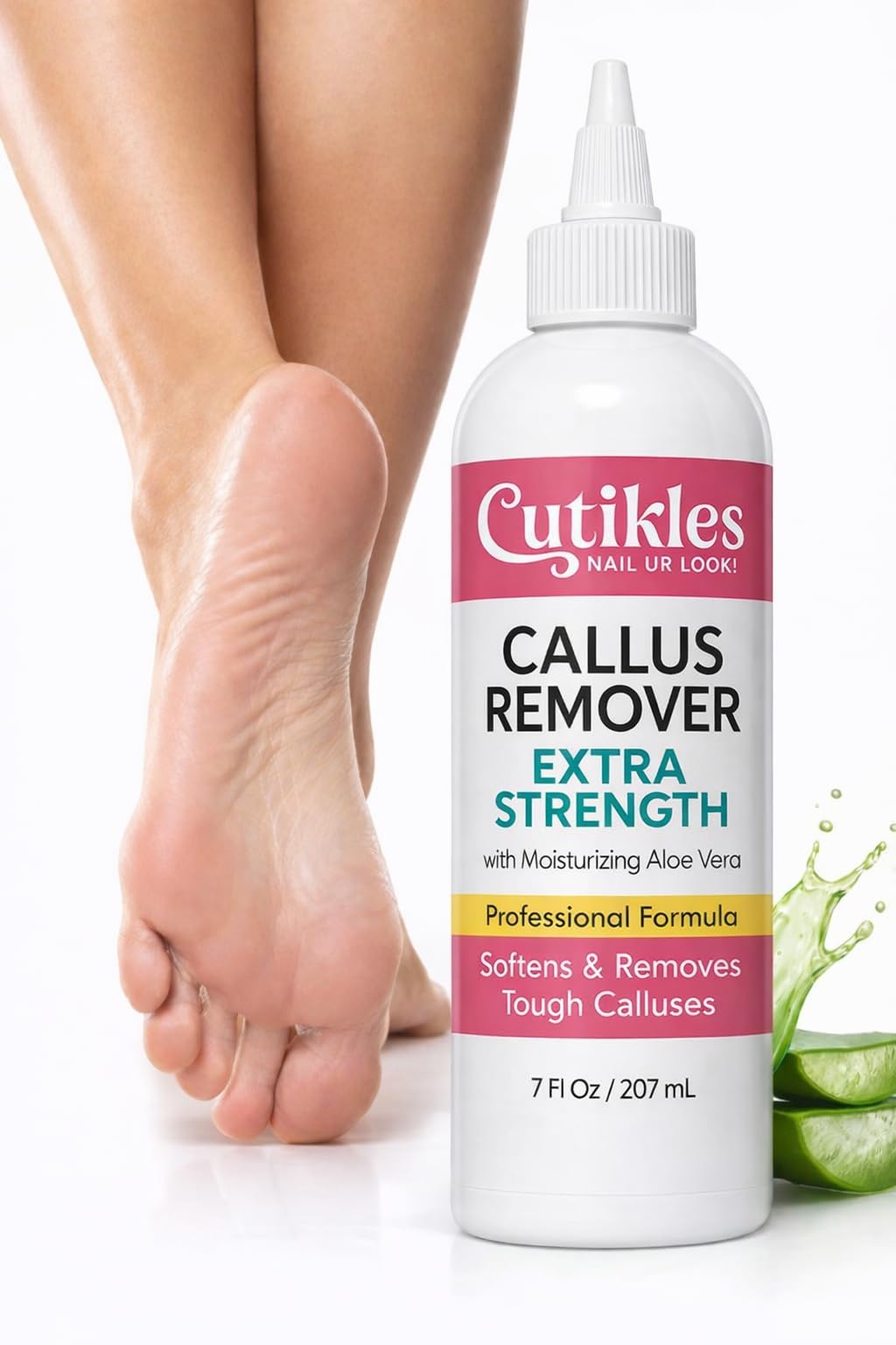 Callus Remover Gel for Feet - 200ml | Feet Dead Skin Remover | Foot Cream for Cracked Heels | Foot Cleaner for Dead Skin | With Urea, Aloe Vera Gel, Softens Dry & Dead Callus Area.-image-20