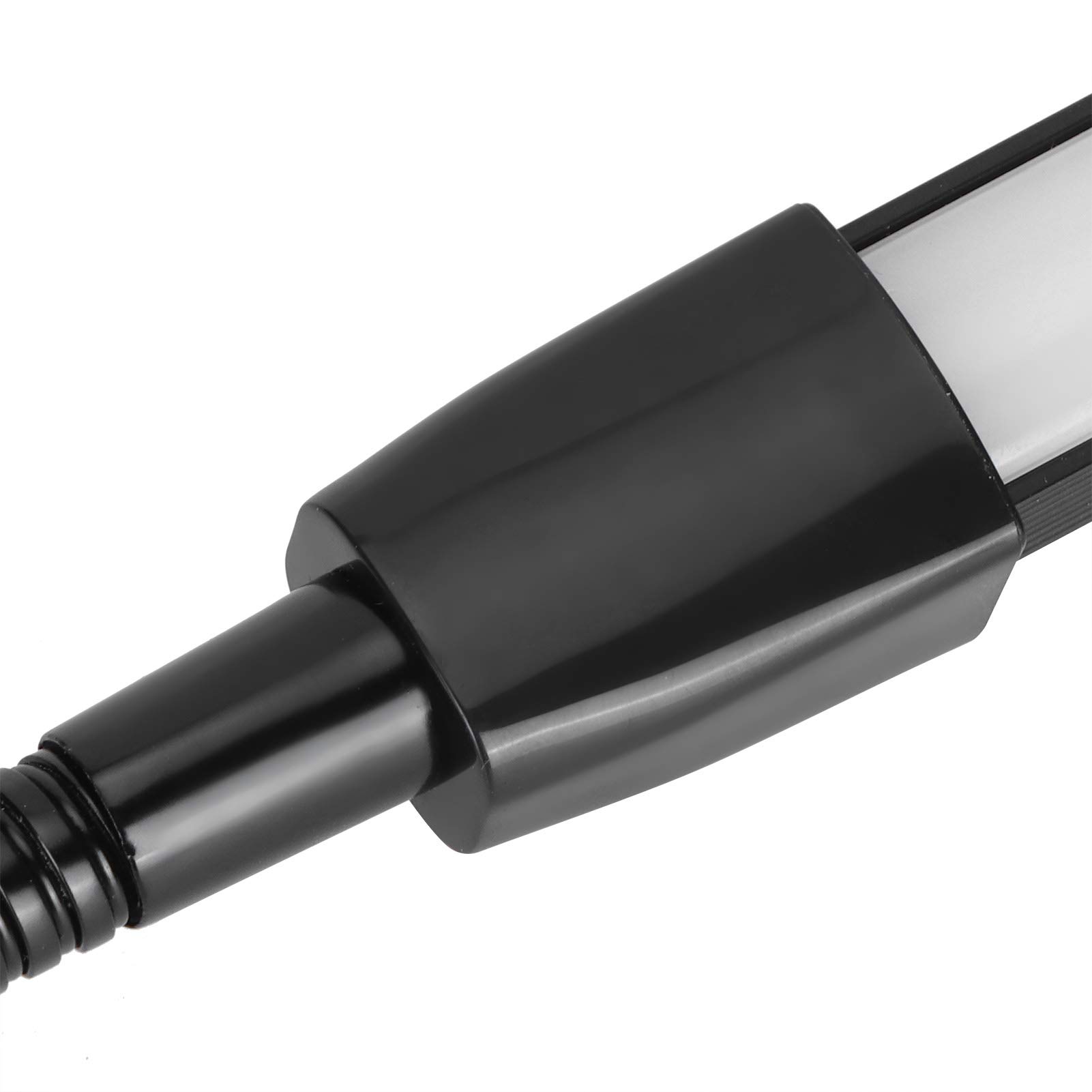 Luce a clip LED alimentata tramite USB, lampada da lettura regolabile in luminosità e con temperatura di colore a 3 livelli, dotata di collo d’oca flessibile; luce per libri