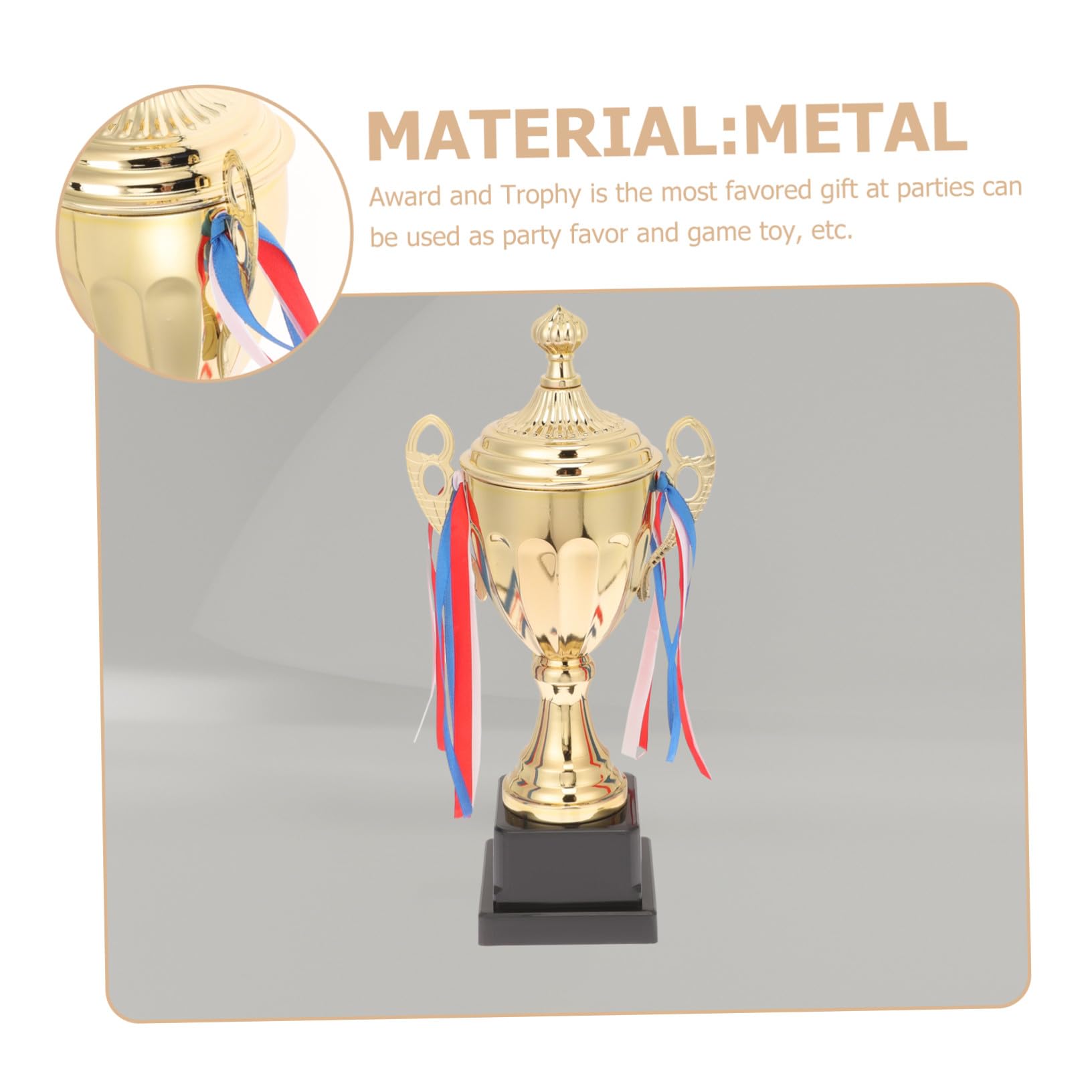 Gatuida Metallpreistrophäe mit Realistischem Design und Feiner Verarbeitung für Sportwettbewerbe und Auszeichnungen bei Partys und Feiern