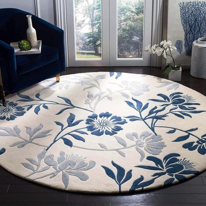 ARMAN ORIENTAL RUGS Export Quality Soft Woollen Round Carpet for Living Room Bedroom and Hall Size 9 feet (B0D54WPM2T) Amazon Price History, Amazon Price Tracker