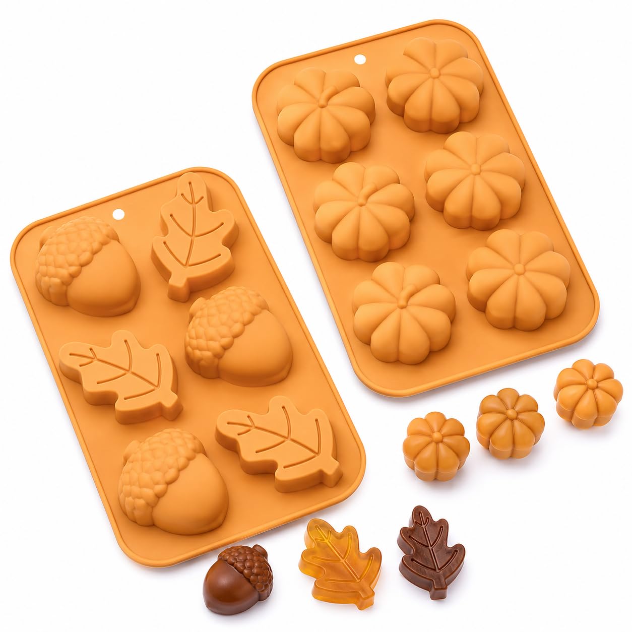 3D Pumpkin Cake Mould, Autumn Silicone Molds, Halloween Silicone Moulds