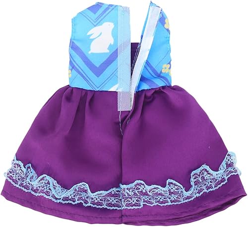 Miniatura 5 de AISITE Ropa de muñecas de 14 pulgadas, 4 juegos de ropa de muñeca viva, vestido de princesa colorido y accesorios para muñecas Reborn de 12 a 14