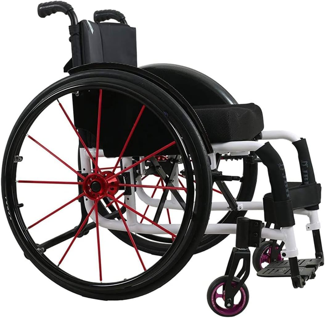 Carrozzinale Carrozzina Manuale Leggera Pieghevole/White/Seat 36Cm