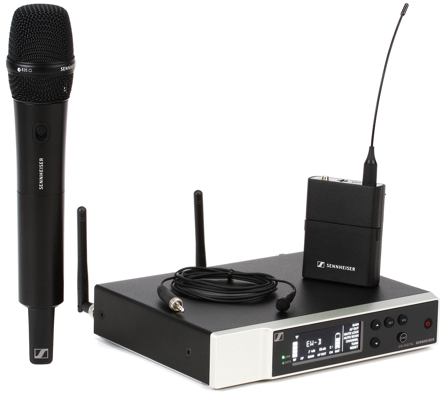 Amazon.com: Sennheiser Pro Audio EW-D ME2/835-S Combo Wireless