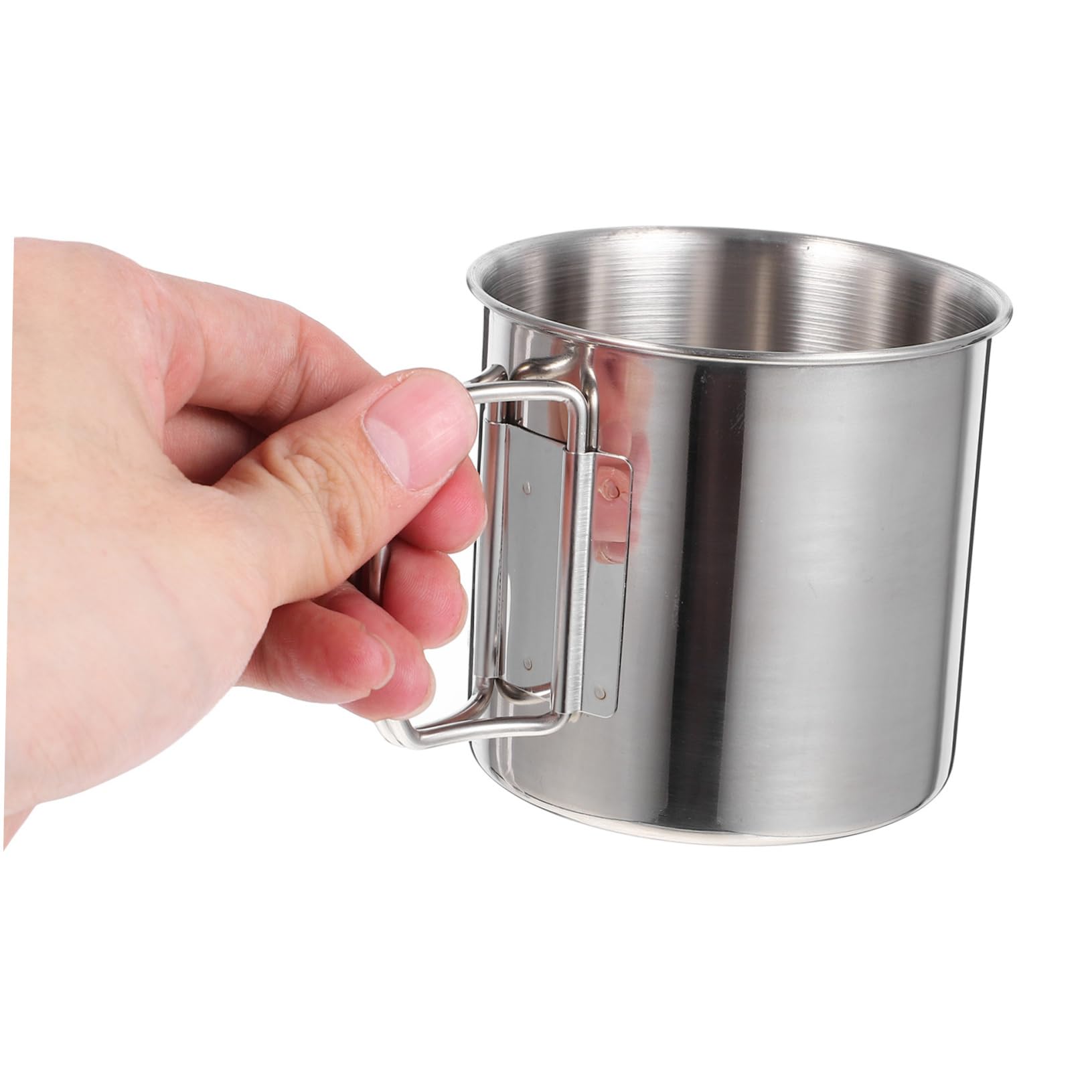 Toddmomy 3 ensembles Gobelet Pliable En Acier Inoxydable 304 Pour Le Camping Les Voyages Le Thé Le Café L'Extérieur 2 pièces * 3