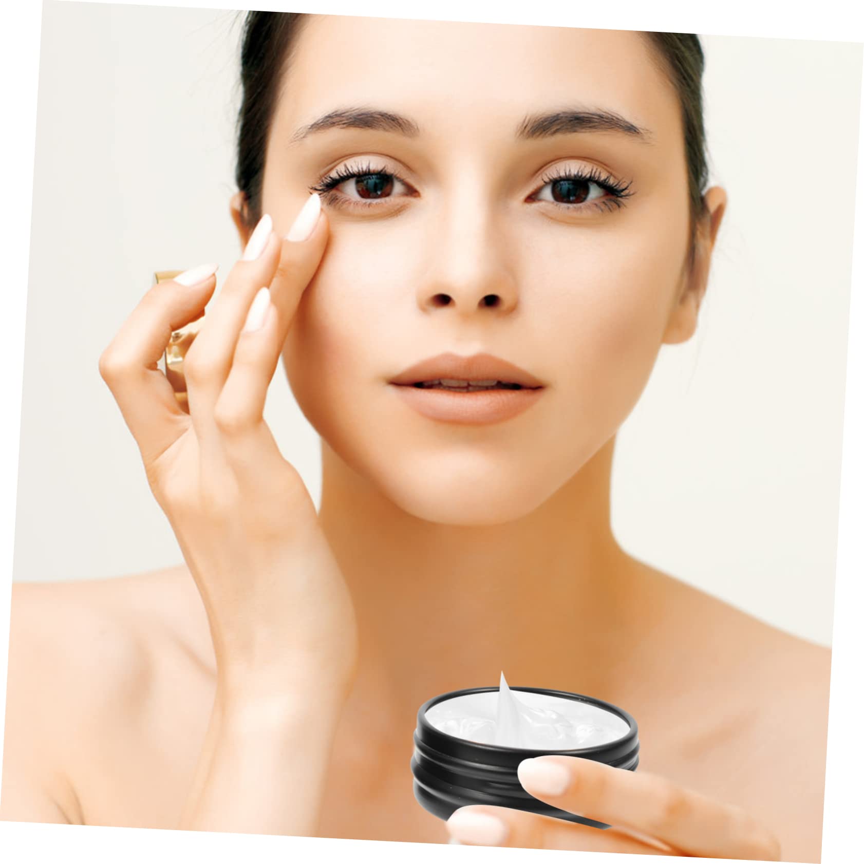 HOMOCONO 24pcs Round Aluminum Tin Containers Screw Lids Versatile Storage for Crafts Scented Candles and Office Supplies Portable Metal Jars for Travel and Home Use