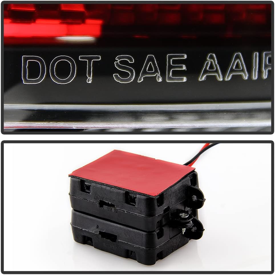 ACANII - For Black 1997-2004 Dodge Dakota LED Tail Lights Brake Lamps Replacement Left+Right