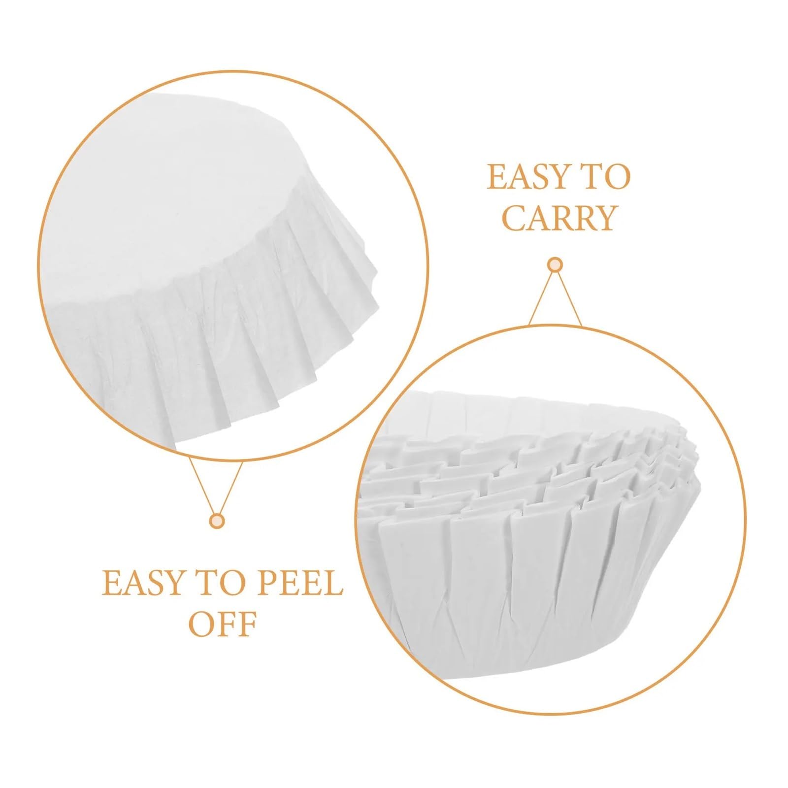 Revestimientos de papel 100 piezas, hojas pergamino desechables antiadherentes a prueba grasa for pan pastel