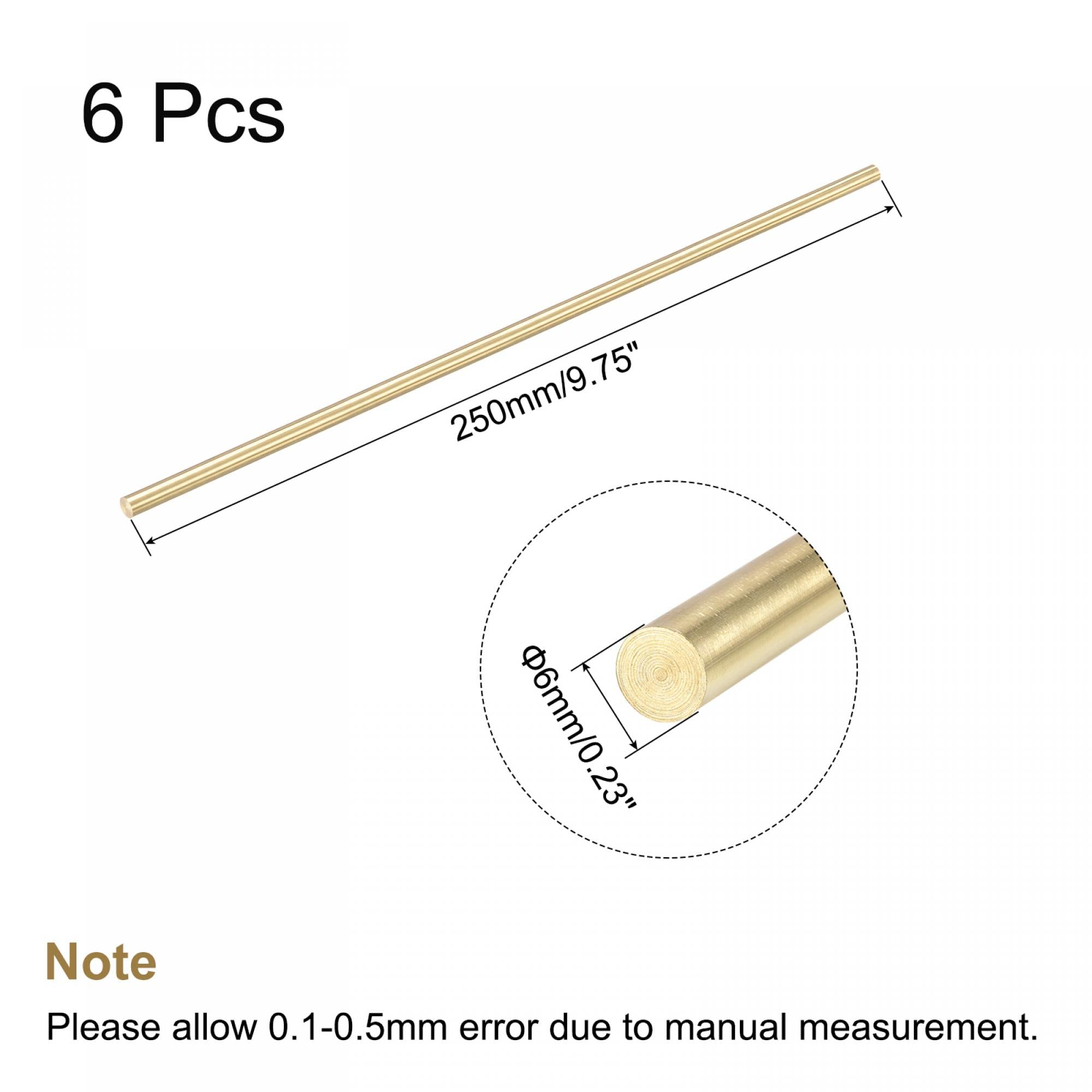 4 Pièces Tige Aluminium Ronde 5mm Diamètre 350mm Longueur - Barre Stock Bricolage
