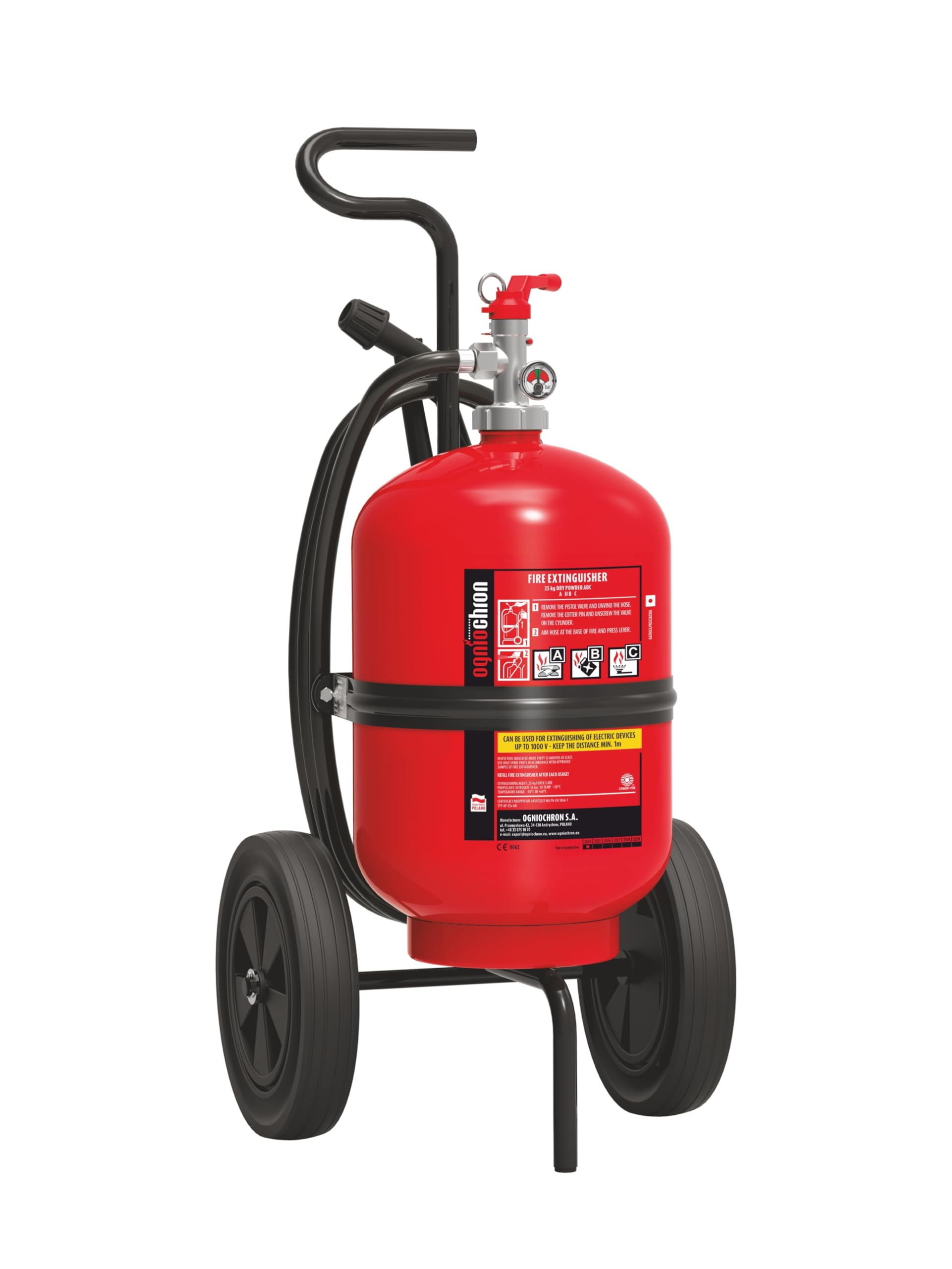 ABC carro de polvo 25 kg