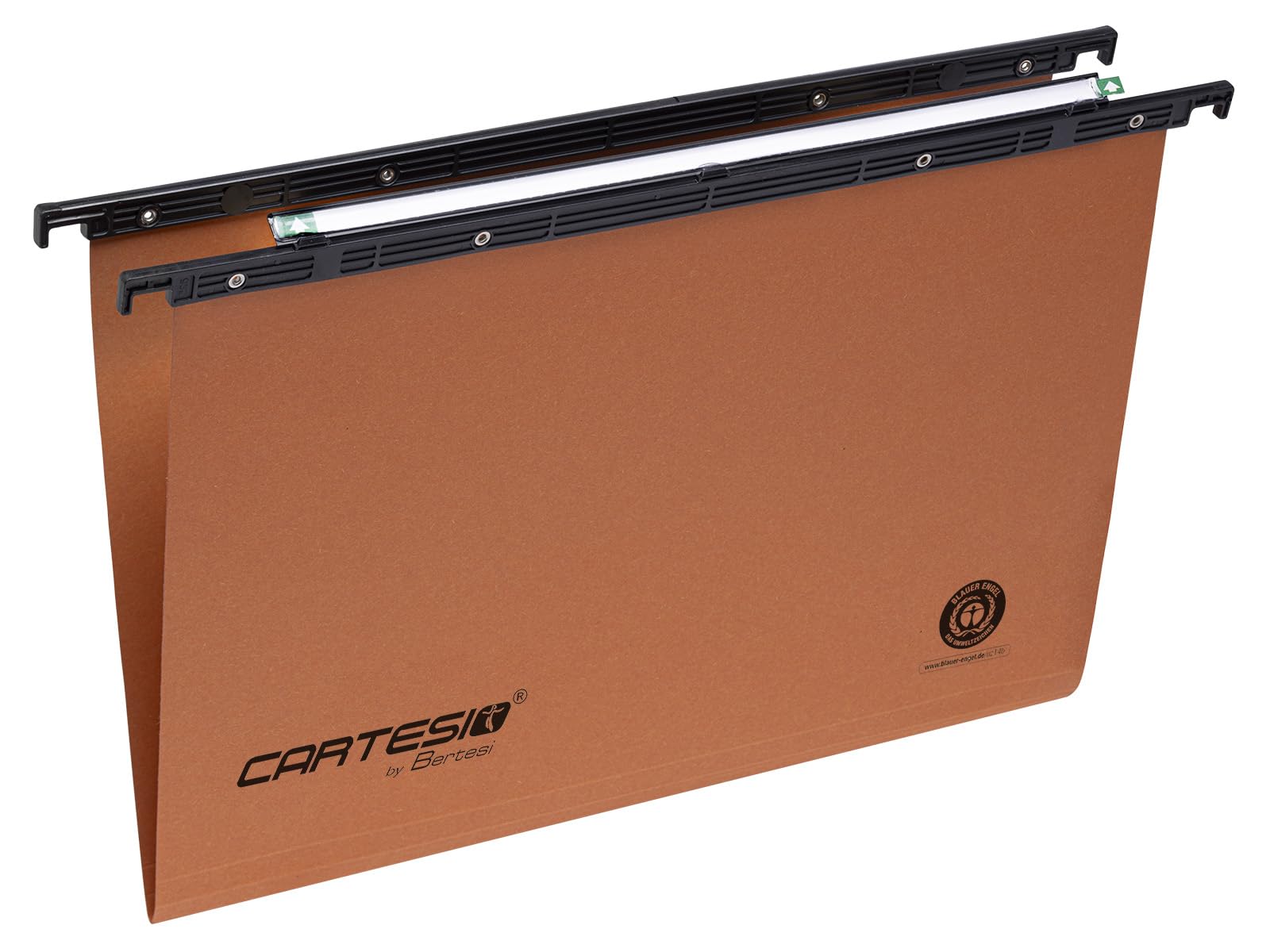 Elba Cartelle Sospese Per Cassetto - Interasse 39 Cm, Fondo A V, 30 Mm, Arancio, Confezione 25 Pezzi - Foto 12