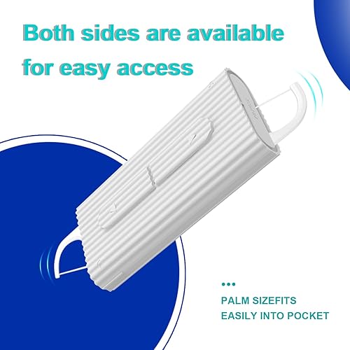 Miniatura 2 de Holy Rose Dispensador de hilo dental portátil, 4 cajas, estuche de púas de hilo dental de viaje, 2 cajas con palitos de hilo dental para adultos,