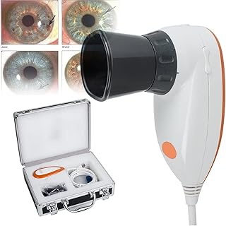 Eye Iridology Camera 5.0 Million Pixel Iris Detector,Usb2.0 Interface Iris Machine HD 30x Iris Lens Analysis Software High Resolution CCD Diagnostic