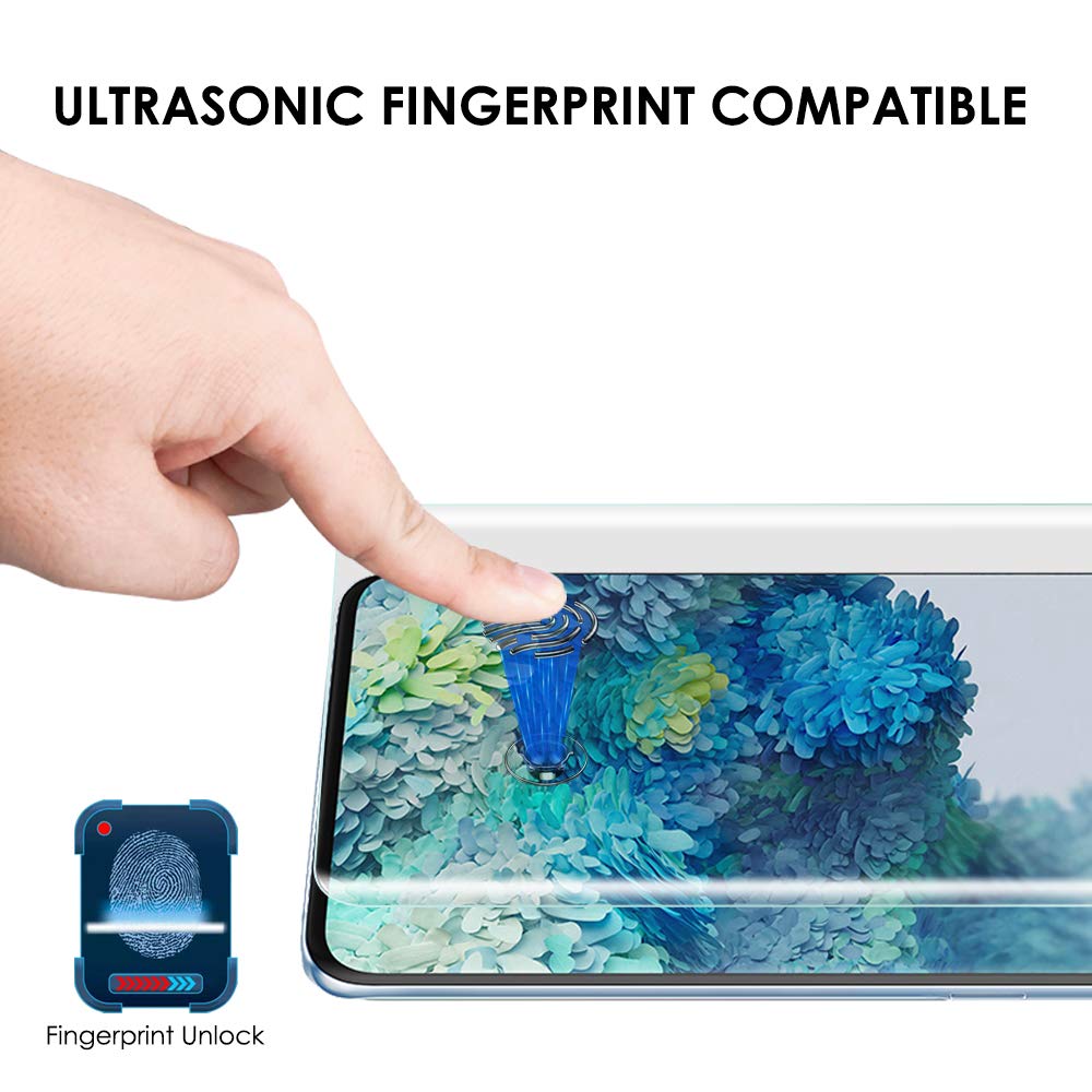 Cadorabo pellicola blindata per Samsung Galaxy S20 PLUS pellicola protettiva in vetro temperato trasparente di protezione del display