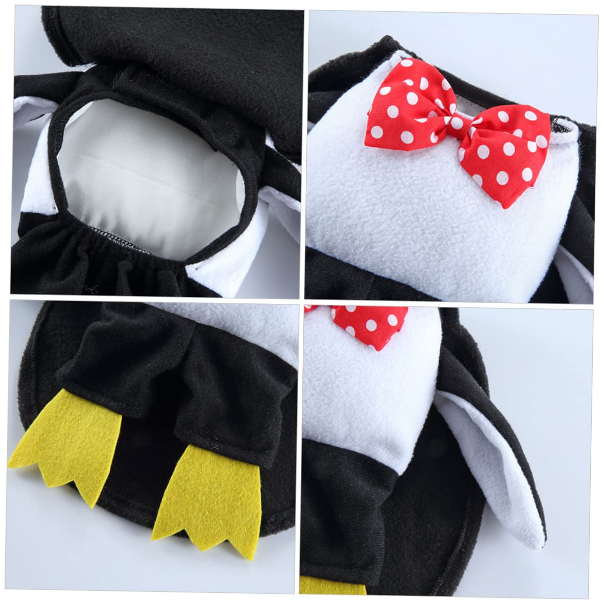 BESPORTBLE 4 Set Di Cappotti Per Cani Pinguino Extra Large Mantello Per Gatti Abbigliamento Per Animali Domestici Costume Da Cosplay Per Halloween
