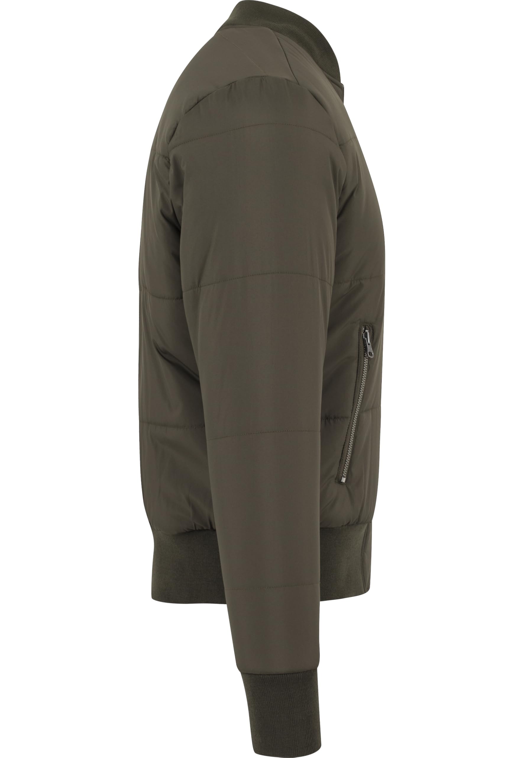 URBAN CLASSICS Chaqueta bomber de invierno para hombre, diseño clásico, chaqueta acolchada, ajustada y con un ajuste óptimo, chaqueta casual de otoño, tallas S-XL