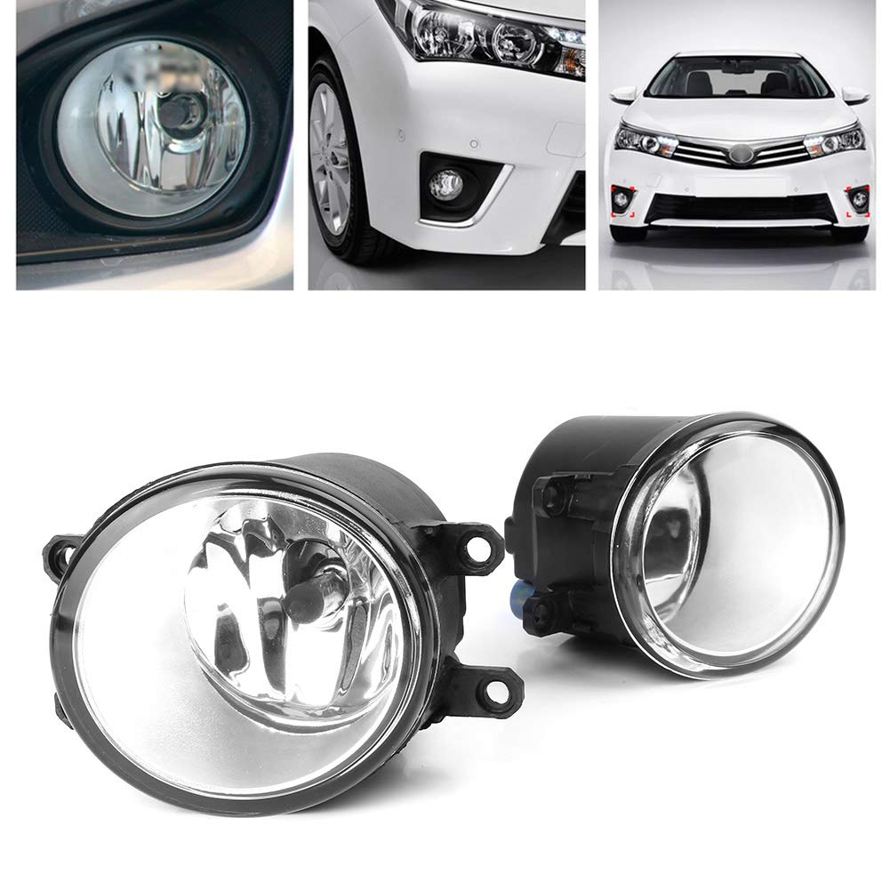 Bacar Luces de circulación diurna LED DRL para automóvil, faros antiniebla delanteros, luces de señal de giro, impermeables para Camry/Camry Hybrid 2007-2013, Para/Matrix/Venza 2009-2013