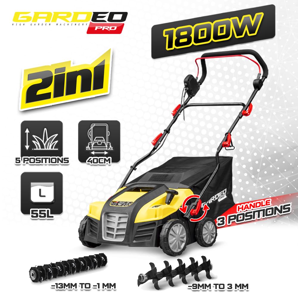 Escarificador espumador eléctrico 1800 W - 40 cm