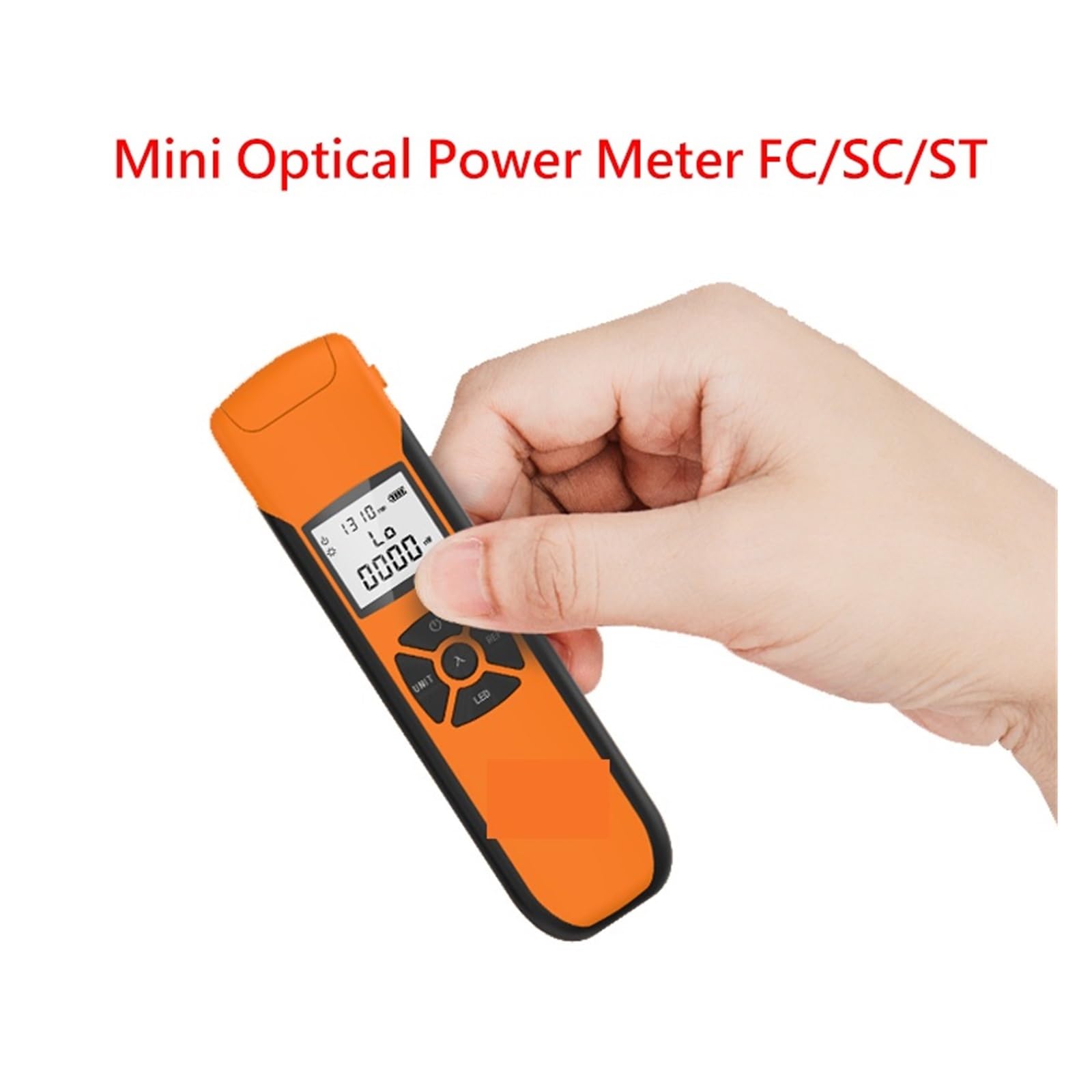 Tester a fibra ottica, Misuratore di potenza ottica ， Misuratore di potenza in fibra ottica FTTH a batteria ricaricabile ad alta precisione G10 con luce flash OPM FC/SC/ST(-50 to 26dBm)