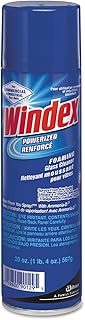 Windex 682276 Powerized Formula Glass & Surface Cleaner, 20oz Aerosol (Case of 12)