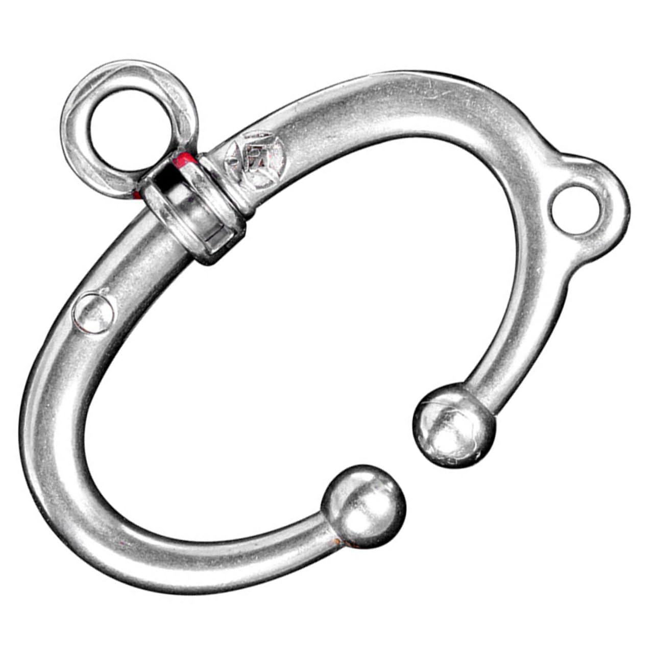 ibasenice Bull Nose Ring Nose Rings Livestock Nose Ring Cows Livestock Cattle Nose Hinged Nose Tags Decorative Cattle Nose Farm Animal Nose Ring Hoop Silver Stainless Steel