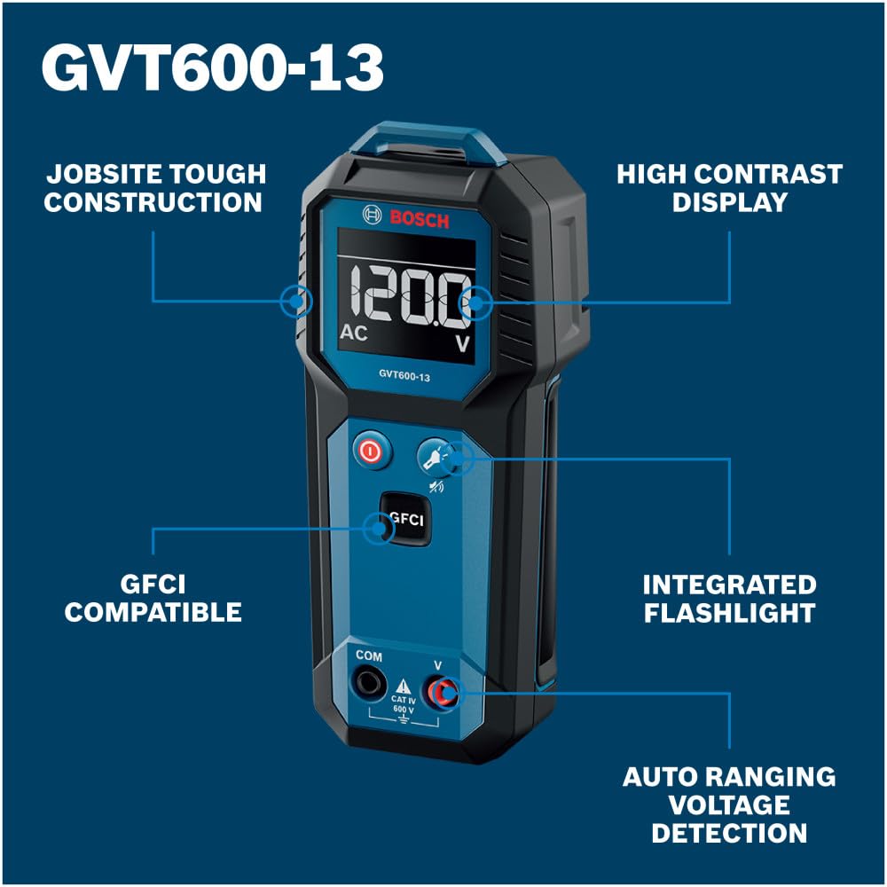 BOSCH PRO GVT600-13 Contact Voltage Tester — Amazon image 2