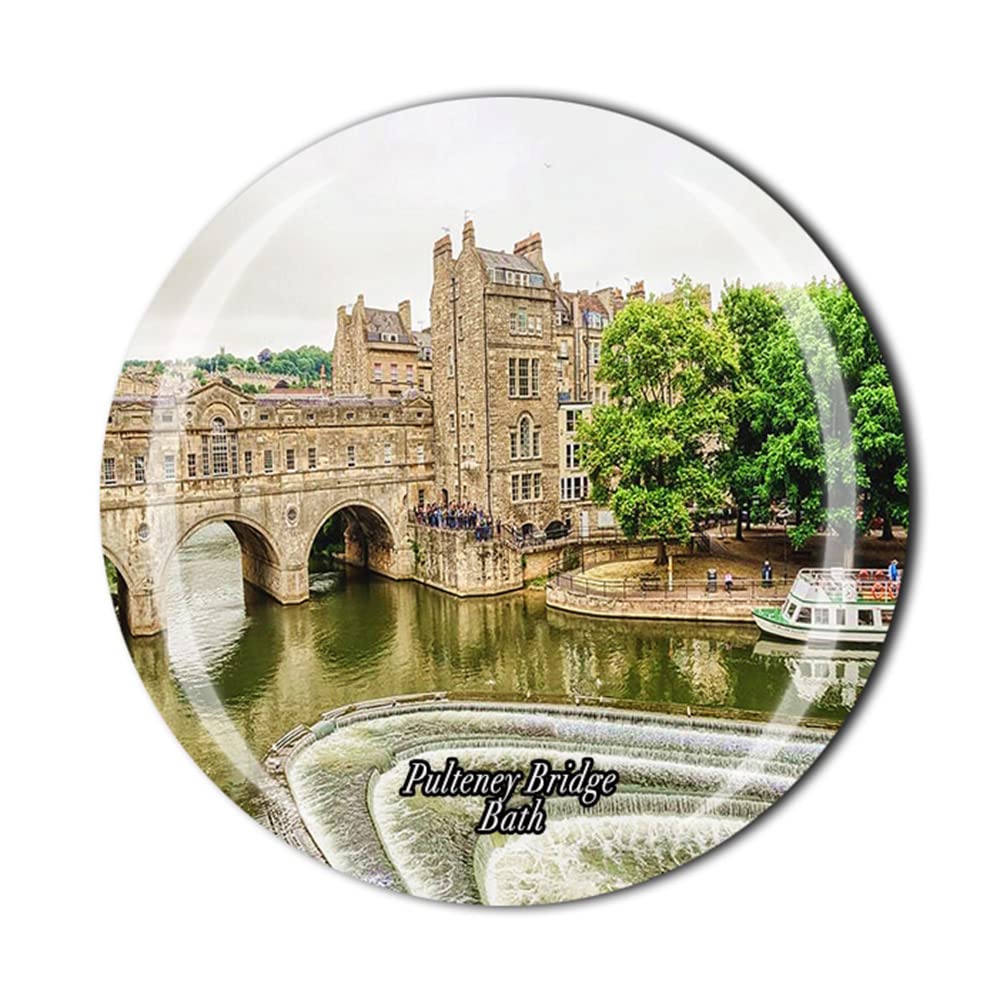 Timefly Uk Pulteney Bridge Bath Fridge Magnet Crystal Tourist Souvenir Gift Collection Refrigerator Magnetic Sticker
