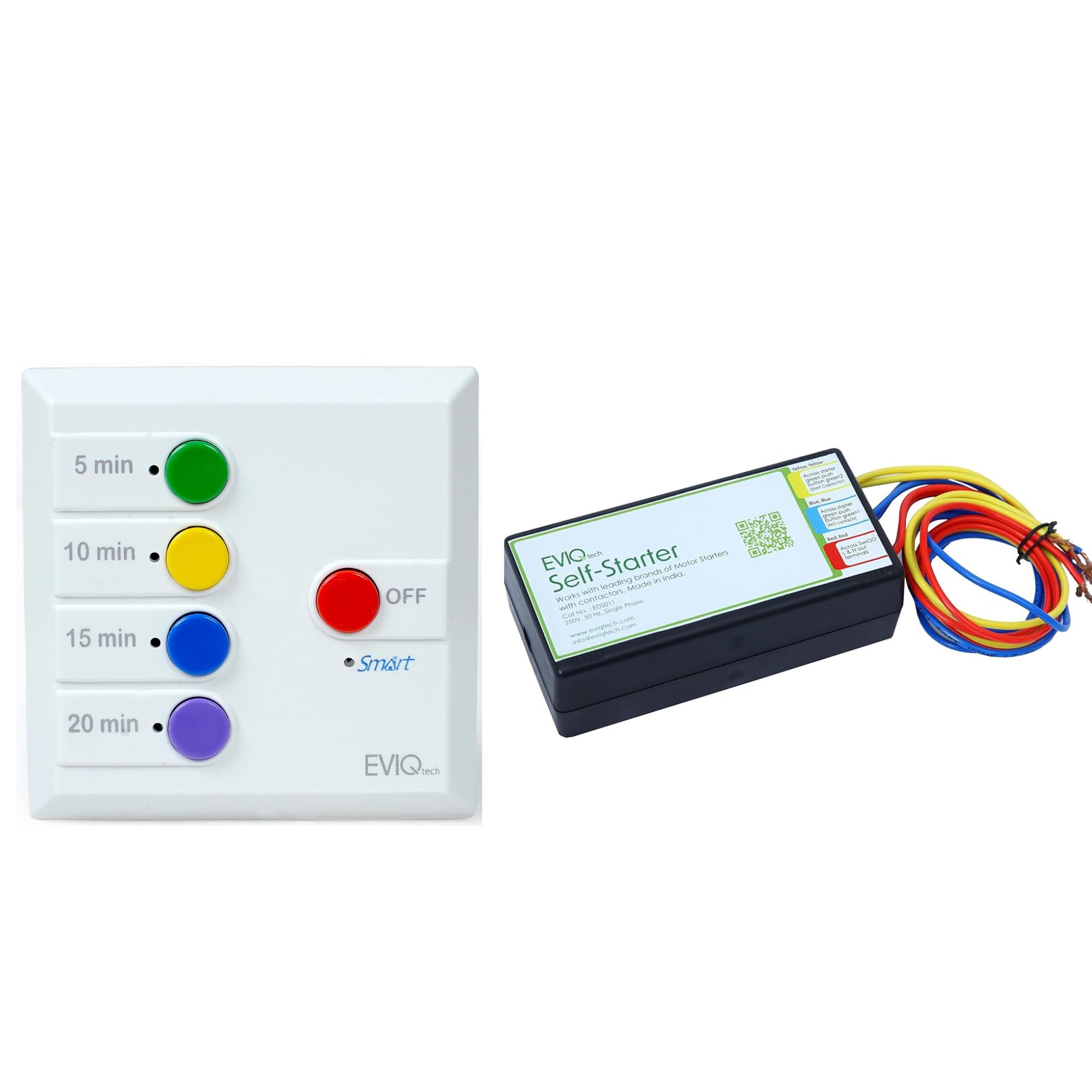 SwiGO Smart Combo IoT Timer Switch (App-Based with Dry Run Protection) for Water Pumps (5, 10, 15, 20 Mins), Water Heaters, | Overload Protection + Self-Starter for Submersible Pumps up to 2 HP-image-49