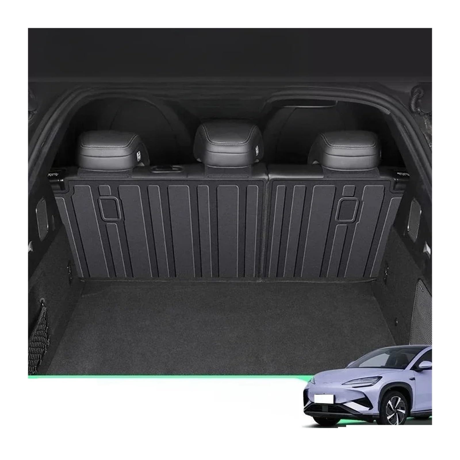 Für BYD Für Sealion 7 Und EV (2024/2025): Schutzpolster Für Die Rücksitzlehne Kofferraummatte Trittschutz Autoinnenausstattung Kofferraummatte(Back Cushion Upper)