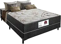 Cama Box Casal Serra Negra Espuma Ortopédica 138x188x40cm