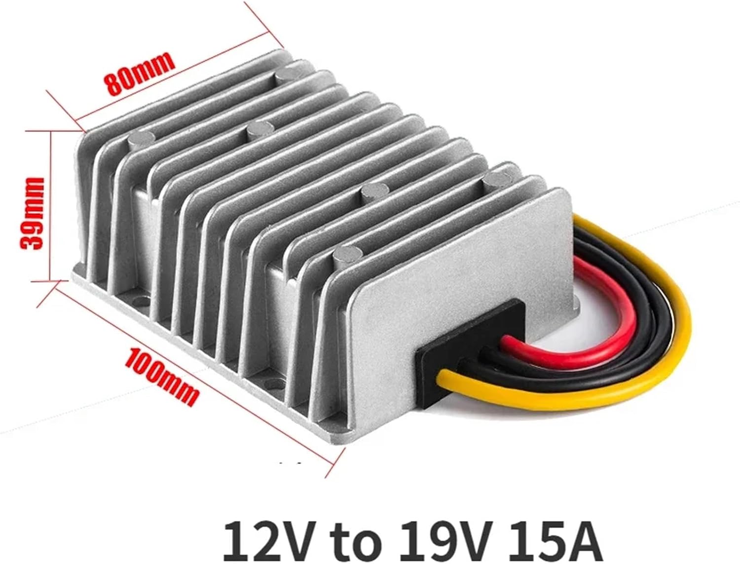 1 Pcs 12V to 19V 30A 20A 15A 10A 8A 5A 3A Boost DC-DC Voltage Regulator 12 Volt to 28 Volt Step Up DC DC Converter for Car Laptop(12V to 19V 15A)