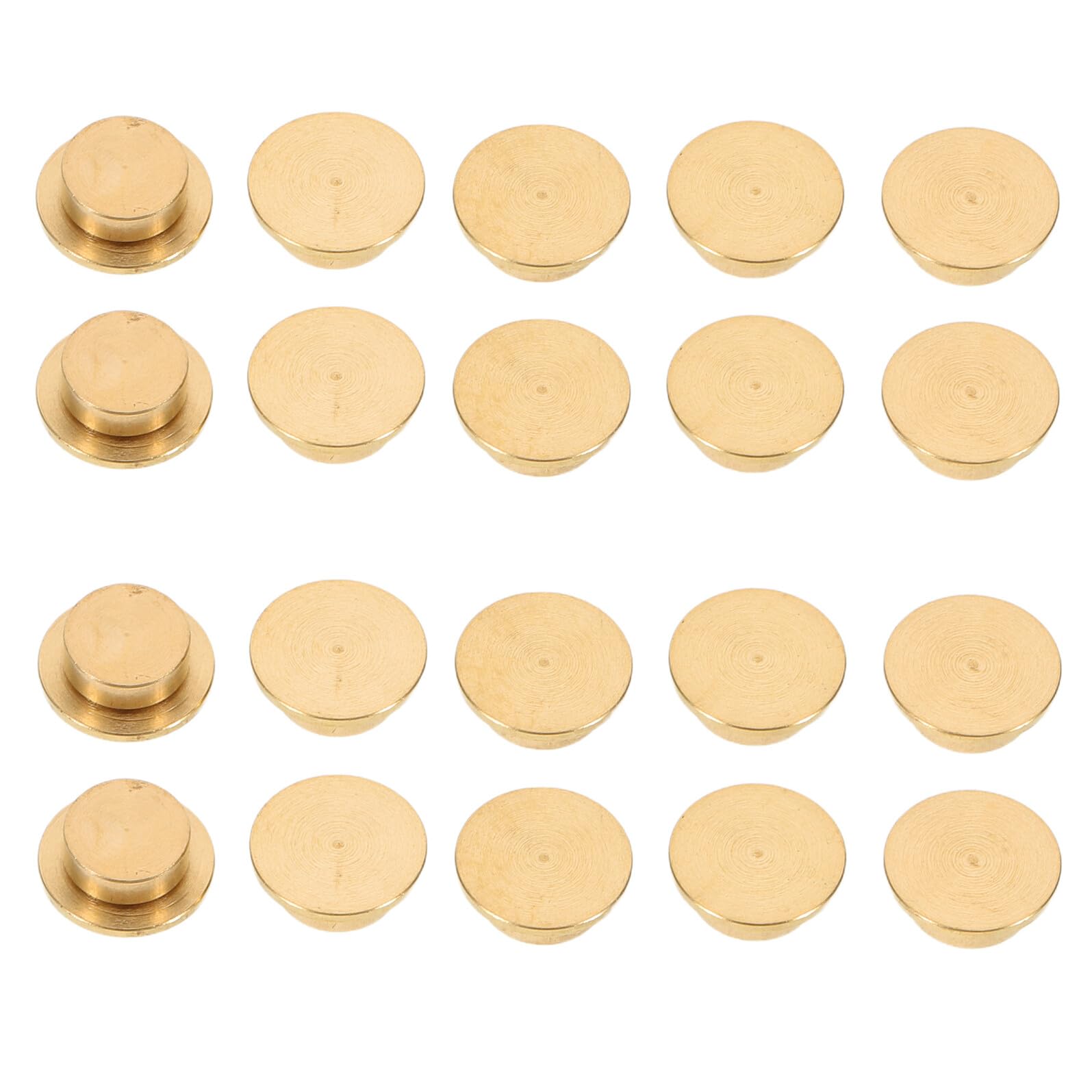 POPETPOP 20pcs High-speed Universal Metal Rotating Bearings 5x7x2.5mm for DIY Nail Art Spinner, Silent Smooth 360° Rotary Shaft for Nail Decor and Crafting Kits