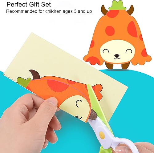 Miniatura 7 de Libro de actividades de habilidades de tijera para niños de 3 a 5 años, arte de corte de papel, tijeras seguras para niños, juguete de desarrollo de