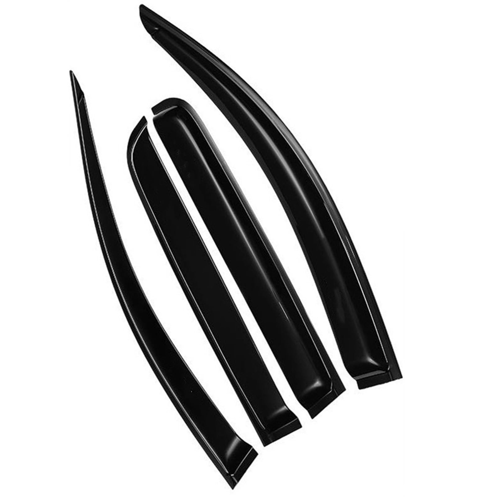 Car Windows Visor Vent Door Smoke Cover Awnings Rain Eyebrow Sticker Accessories for Audi Q3 RS 8U 2015-2018