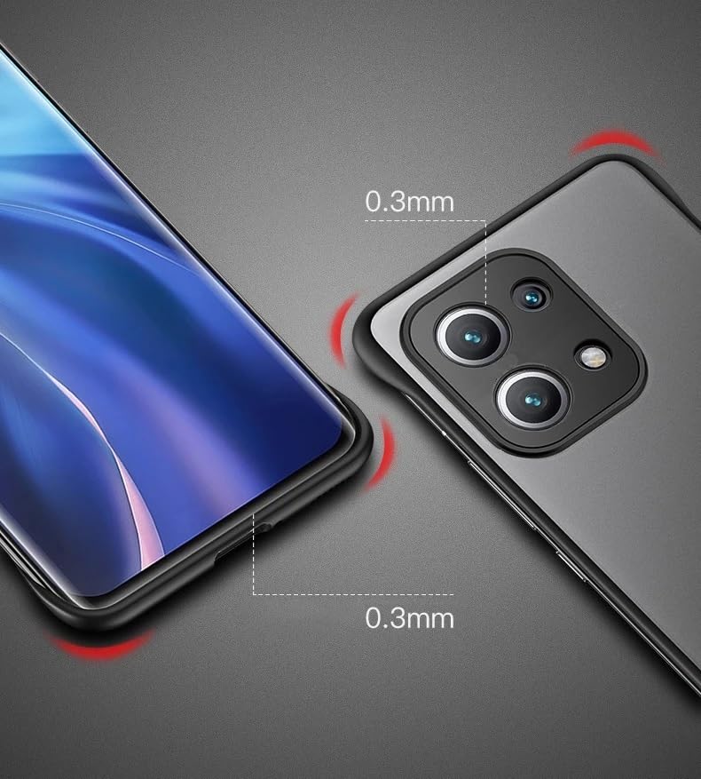 Image of REALCASE Honor 200 Lite 5G Back Cover Case | Stylish Frameless Matte Hard Back Skin | Soft TPU Shock Proof Bumper Back Cover Case for Honor 200 Lite 5G (Blue)