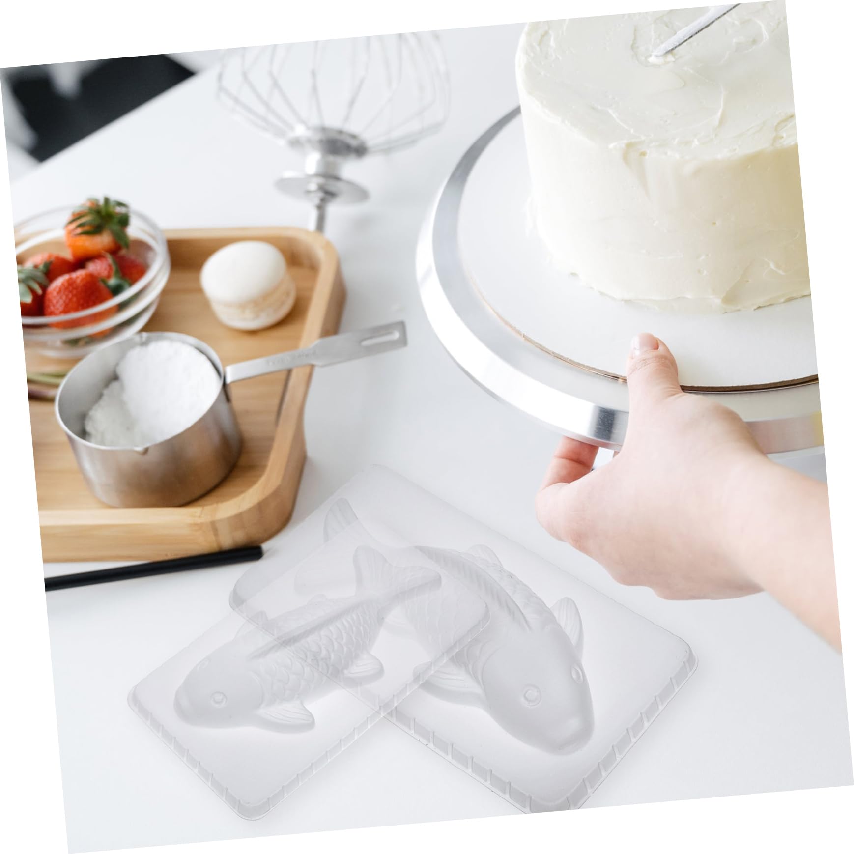 Gatuida 6piezas Molde De Gelatina Para Pastel De Arroz Al Vapor Utensilio De Cocina Moldes De Forma De Mediano