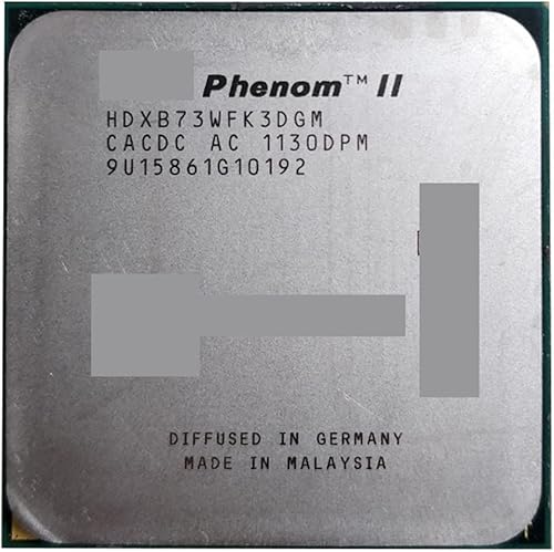 CPU Phenom II X3 B73 2.8 GHz Prosesor CPU Tiga Inti Soket Tegak Lurus AM3 Responsive and Powerful