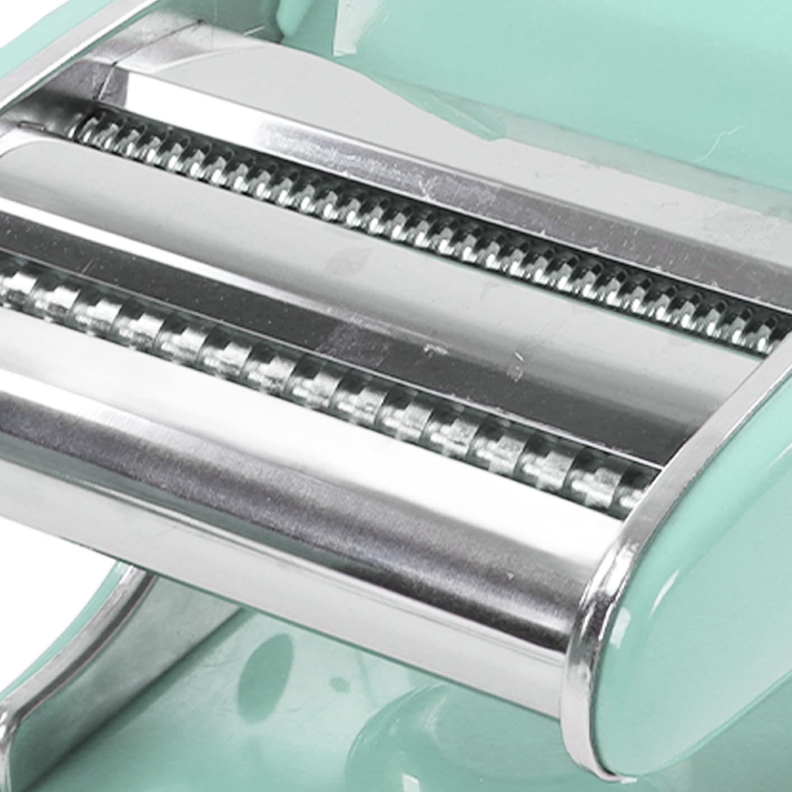 Ejoyous Máquina para Hacer Pasta, Máquina para Hacer Pasta de Acero Inoxidable, Prensa Manual de Fideos con Base de Succión, Esquinas Redondeadas, Fácil Limpieza, para y Fideos Caseros para Familias