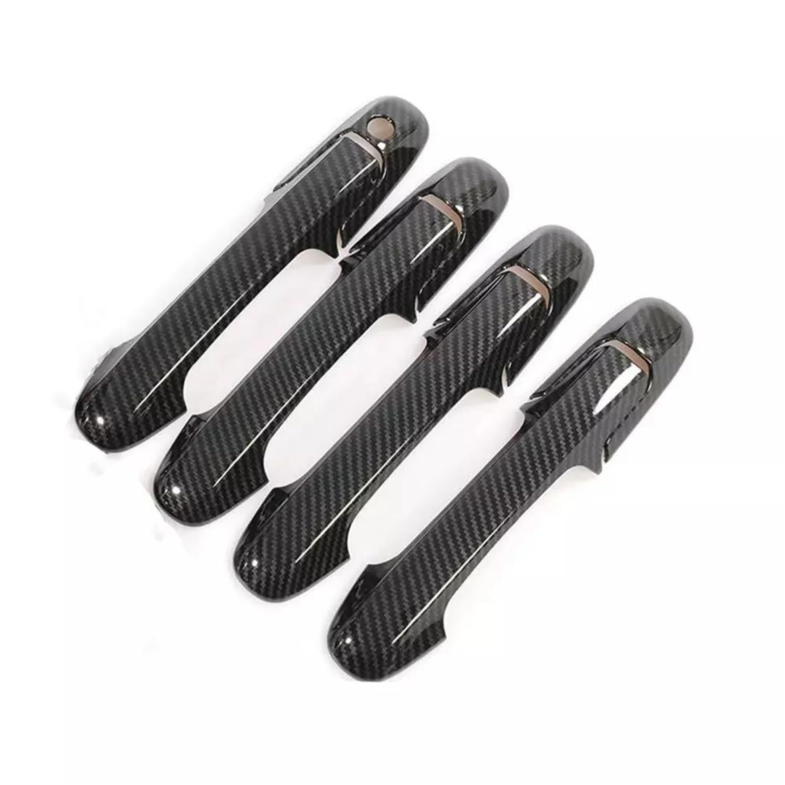Yytemd Carbon Car Door Handle Cover Trim Accessories Protect Decoration For Accord 2003-2007 Chrome(Carbon)