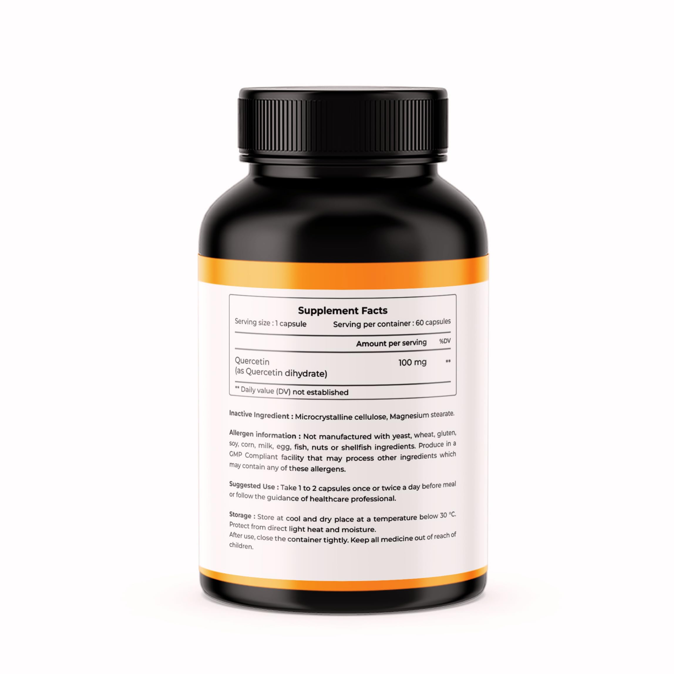 CITRUS NUTRACEUTICAL Quercetin 100mg Capsules 1