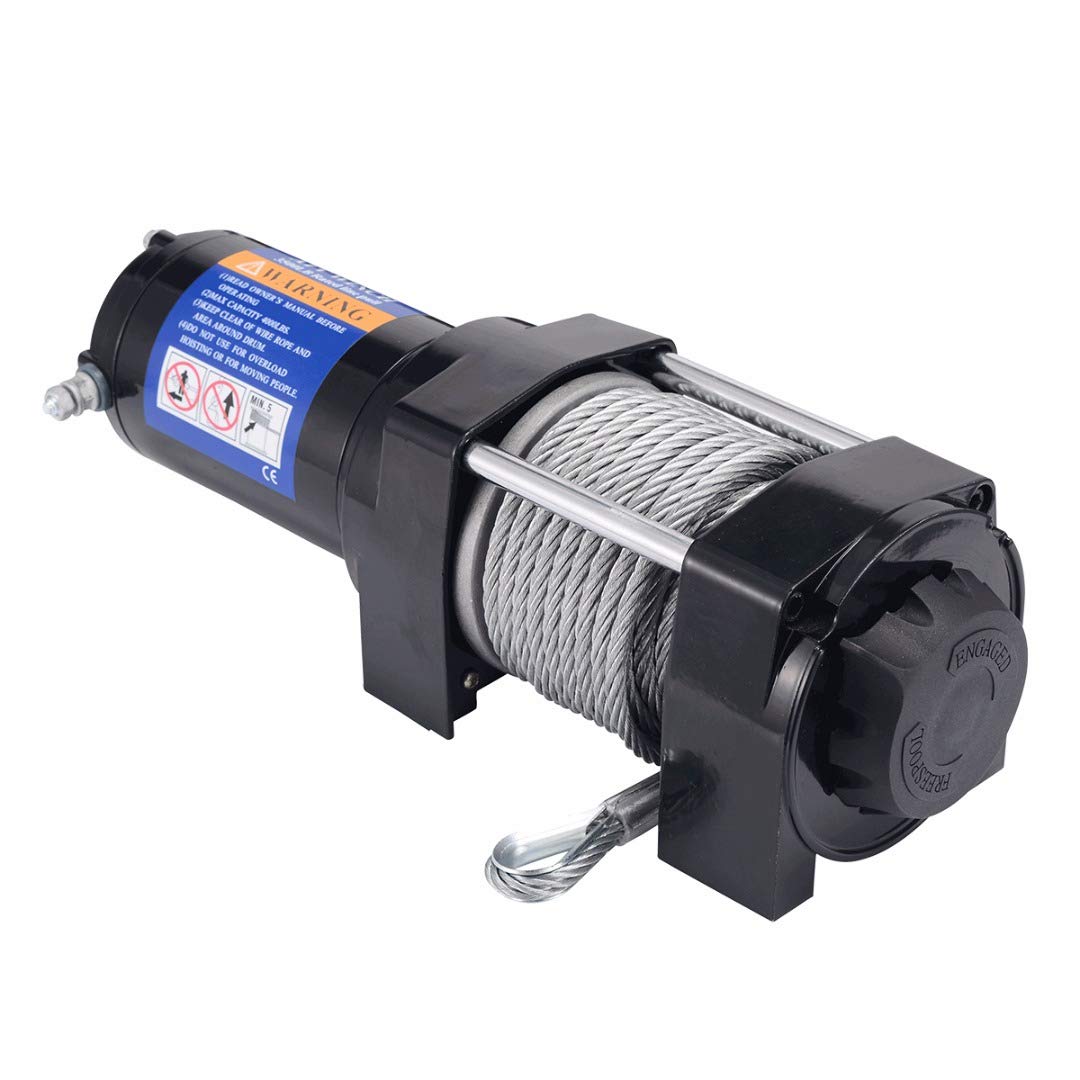 Buy Quonae 3500LBS Electric Winch 12V Portable Boat Trailer Winch, Wire