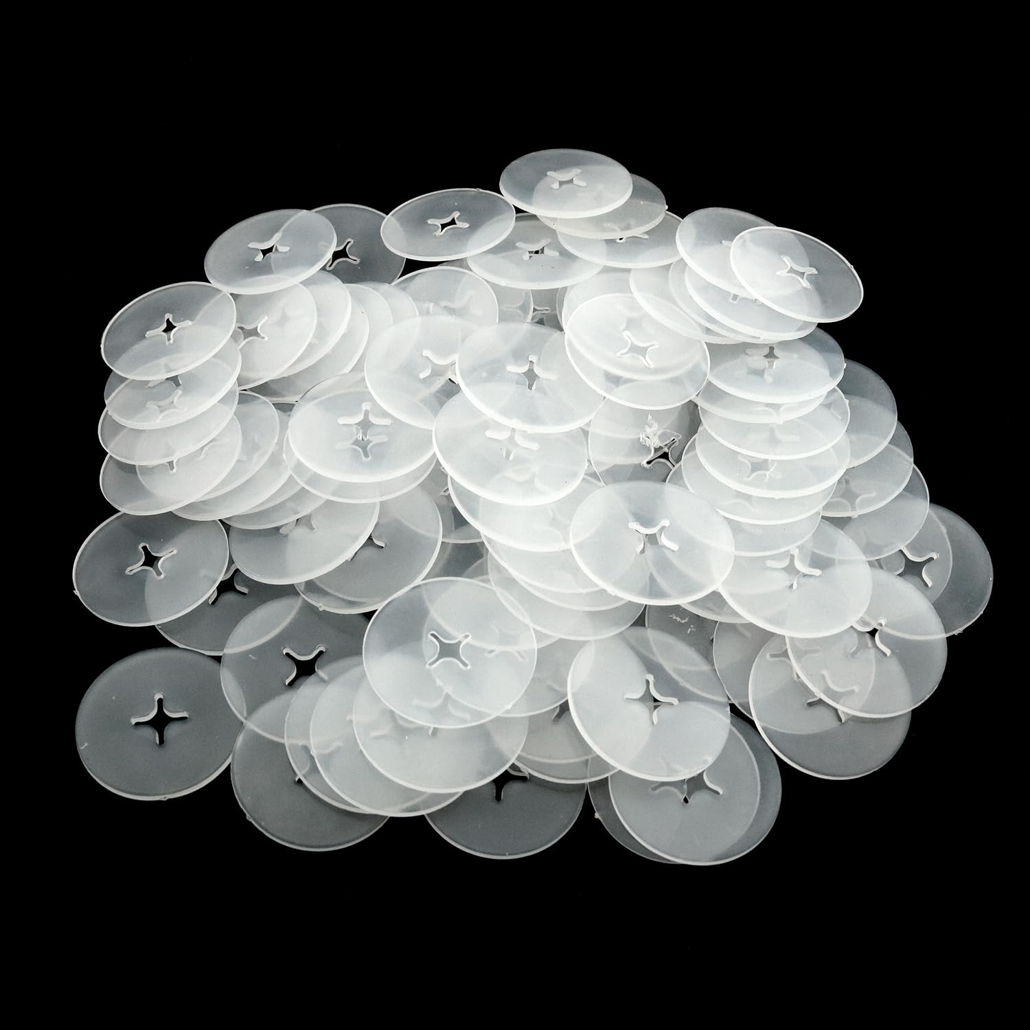 ZZHXSM 100PCS Plastic Display Hook Round Anti Slip Stopper 1 Inch Hook Product Stopper for Display Racks Shelf Displays Furniture Load Bearing Supermarket Display Decorations