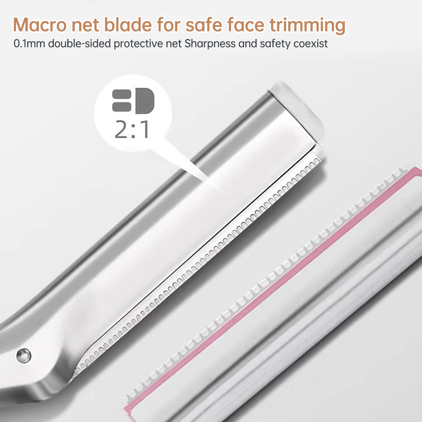 Cuchillas de repuesto para maquinilla de afeitar facial, adecuadas para cuchillas de acero inoxidable Twee Zerman, 20 unidades (paquete de 1)