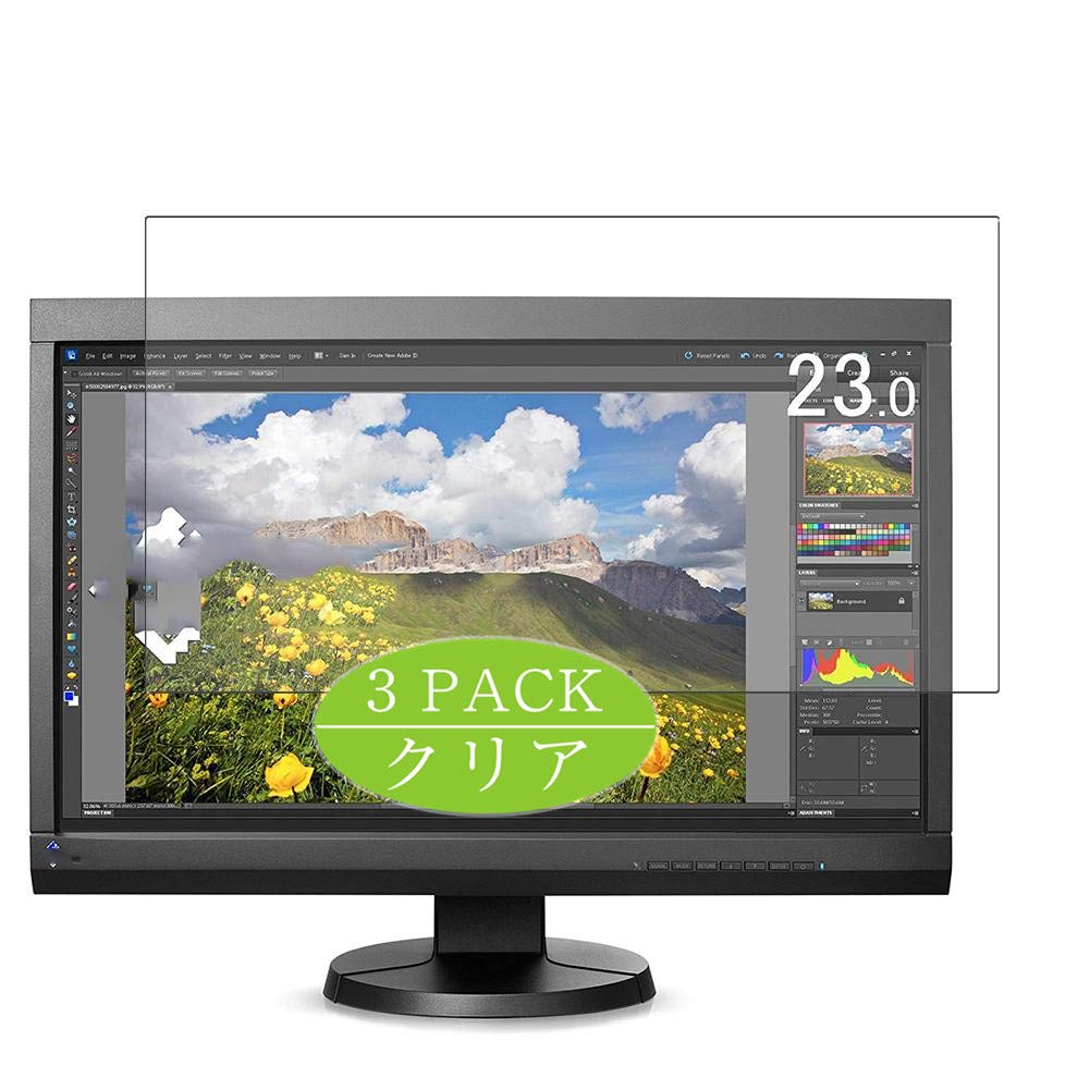 Vaxson3-Pack Screen Protector, compatible with ColorEdge 23" CS230-CN/CS230-BK, TPU Guard Film Protector [ NOT Tempered Glass Protectors ]