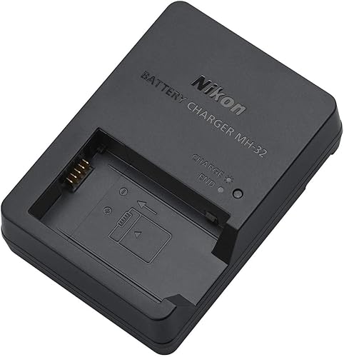 Nikon Cargador de batería MH-32 para baterías recargables de iones de litio EN-EL25