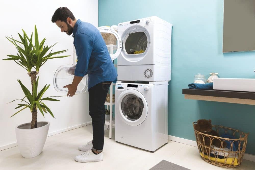 Candy Smart Pro CSOE H10A2DE-S Asciugatrice 9 Kg, Pompa di Calore, Libera Installazione, Controllo Remoto Avanzato, 40 Programmi, Connessa Wi-Fi, Classe A++, Bianca, LxPxA (cm) 59,6x58,5x85 Candy Smart Pro CSOE H10A2DE-S Asciugatrice 9 Kg, Pompa di Calore, Libera Installazione, Controllo Remoto Avanzato, 40 Programmi, Connessa Wi-Fi, Classe A++, Bianca, LxPxA (cm) 59,6x58,5x85