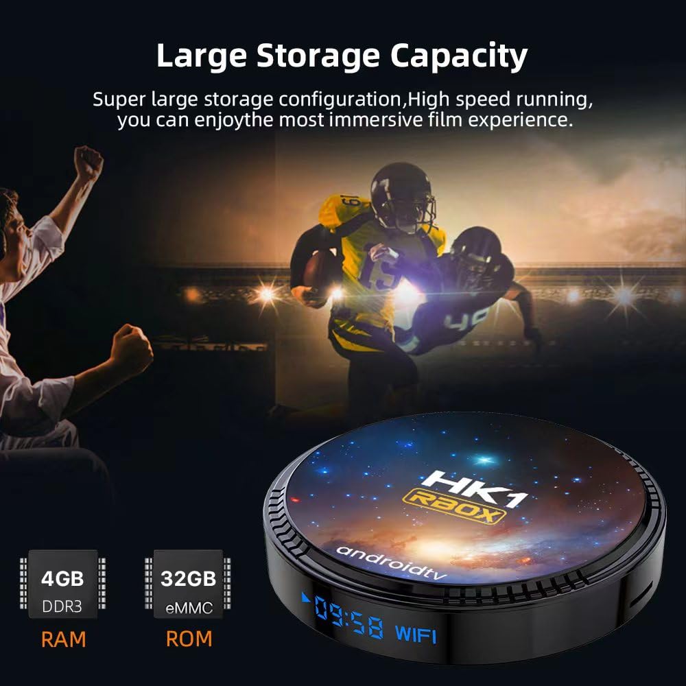 Android TV Box, WEILY Android 11.0 Box 4GB RAM 32GB ROM S905W2 64-bit GPU Mali-G31 Support 2.4G/5G Dual Band Wi-Fi BT 4.1 USB 2.0 HD 4K/1080P Smart TV Box