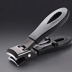 Cortador de unhas grosso premium, cortador de unha de grande abertura com lâmina afiada, design anti-respingos, ideal para unhas e unhas grossas, qualidade profissional
